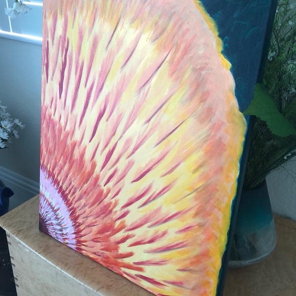 Hello Sunshine Acrylic Painting - Picture 3 of 5